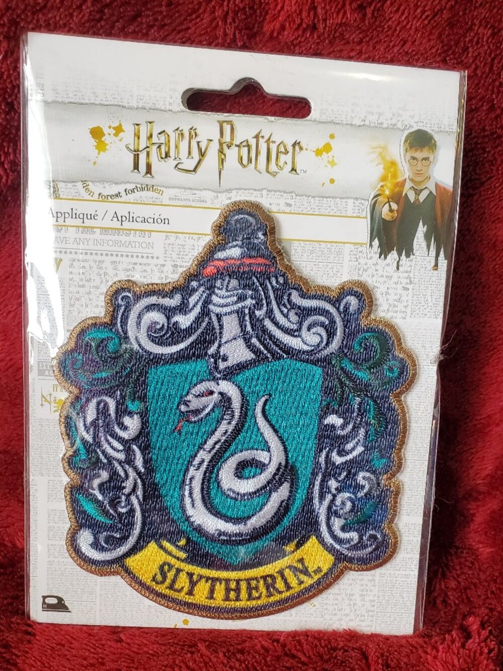 Harry Potter Slytherin Crest Patch NWT